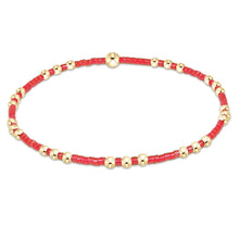 Hope Joy Bracelet - Sherbert by Enewton featuring delicate red and gold beads in a simple, elegant design