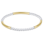 Enewton Bliss Bar Pattern Mixed Metal 3mm Bracelet