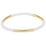 Enewton Bliss Bar Pattern Pearl 3mm Bracelet