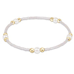 Hope Purpose Pearl Bracelet - Silky White