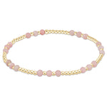 Joy Gem 3mm Bracelet - Pink Opal