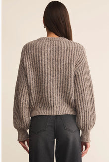 Z Supply Burnt Ash Heather Tivoli Sweater