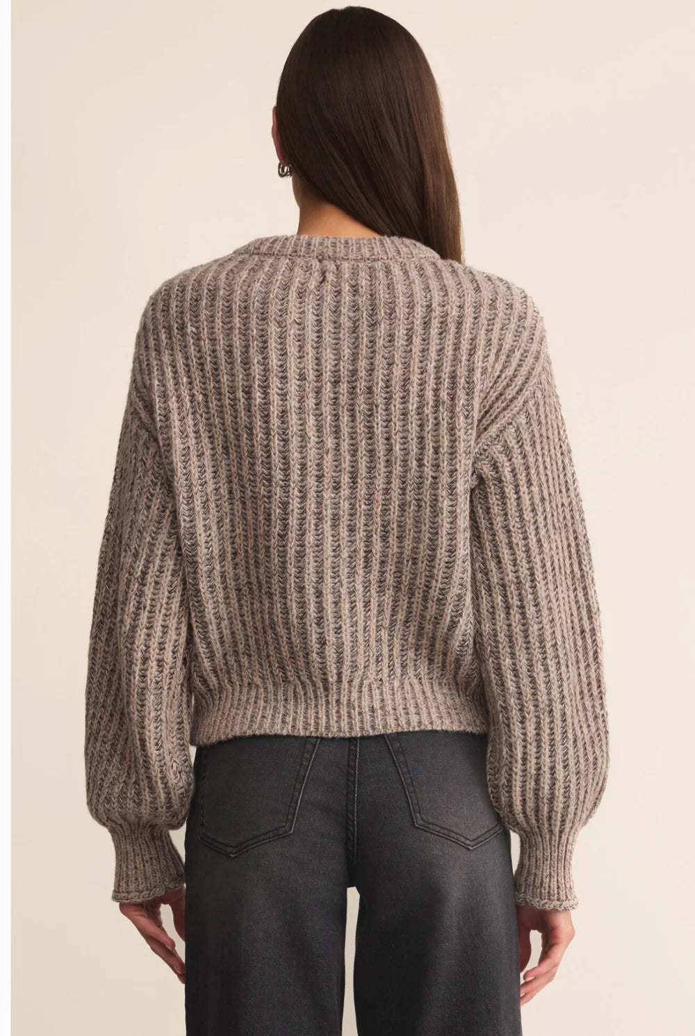 Z Supply Burnt Ash Heather Tivoli Sweater