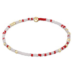 Enewton Gameday Hope Unwritten Bracelet - Bright Red-White