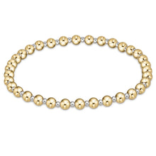 Enewton Classic Graceful Pattern 4mm Bead Bracelet - Mixed Metal