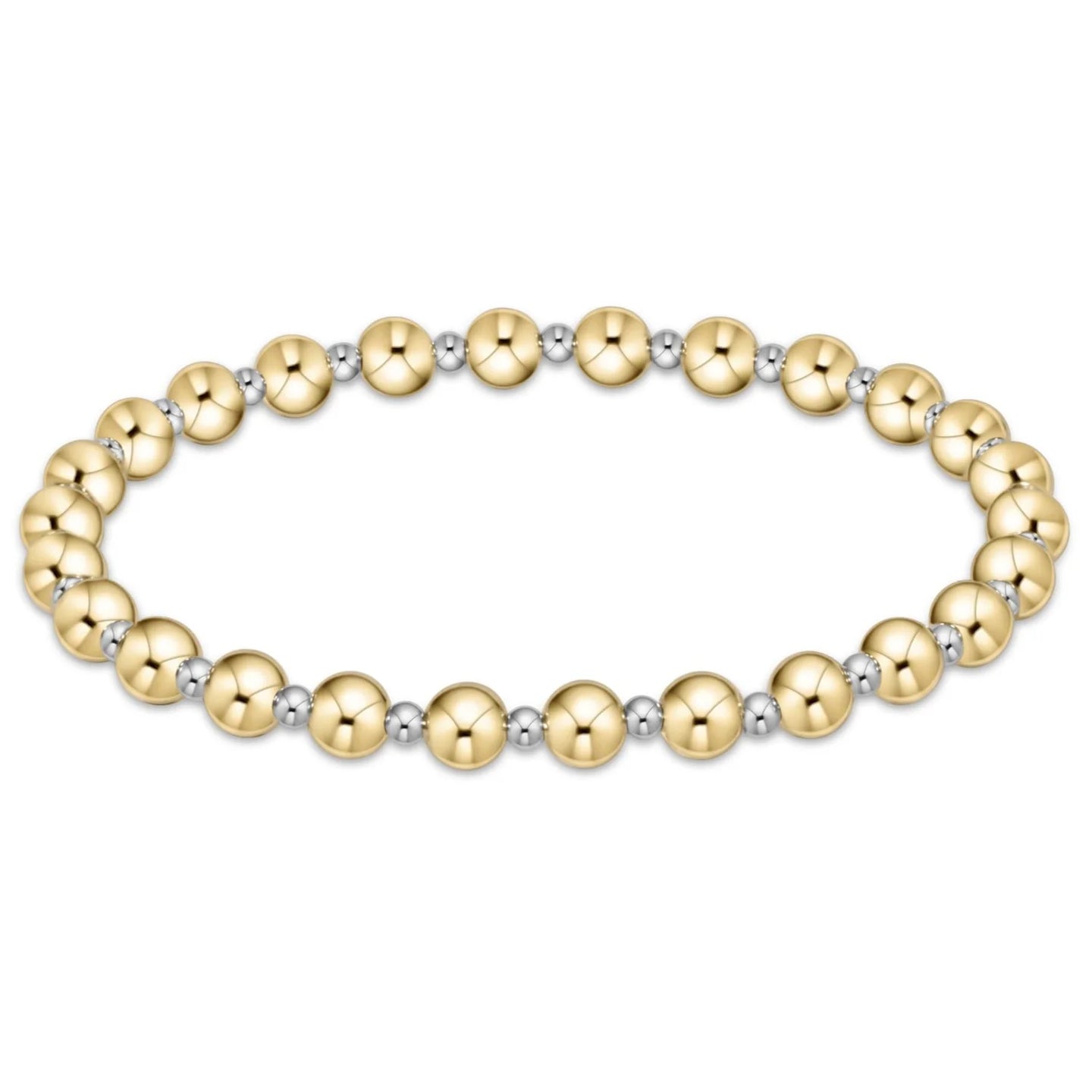 Enewton Classic Graceful Pattern 5mm Bead Bracelet - Mixed Metal