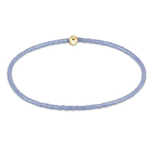 Extends Hope Classic Bracelet - Ocean Mist by Enewton with light blue beads and a gold accent bead in a delicate design