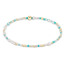 Extends Hope Unwritten Bracelet - Turq It Real Good by Enewton with turquoise, white, and gold beads in delicate design