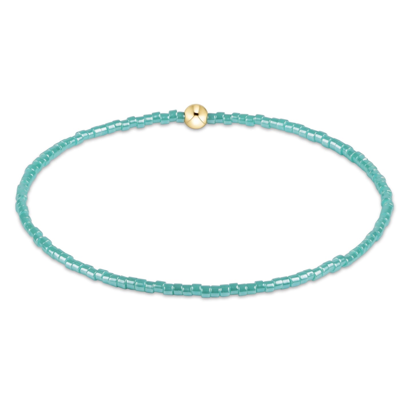 Extends Hope Classic Bracelet - Sea Glass by Enewton with small sea glass beads and a gold-tone accent bead.