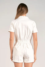 White Elan Romper