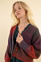 Tie-Dye Knitted Cardigan