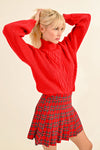 Red Knitted Sweater