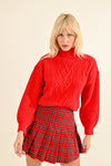 Red Knitted Sweater