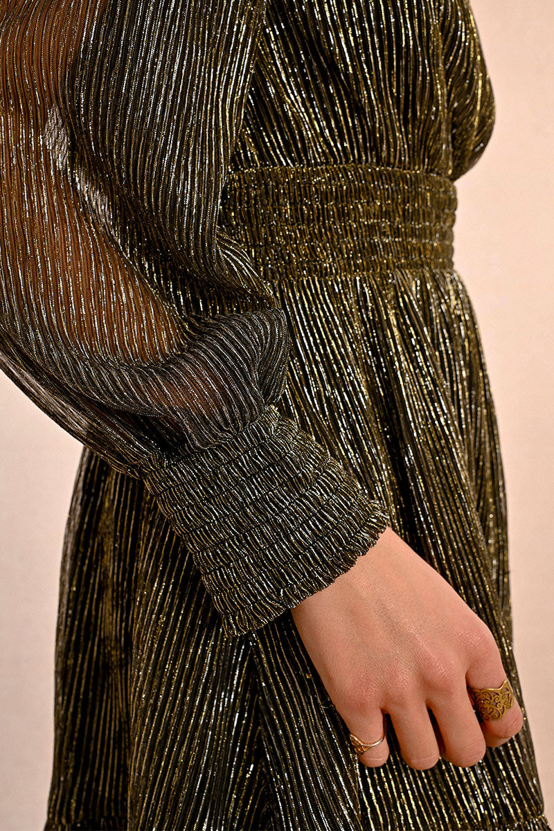 Gold Knitted Dress