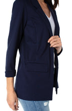 Cadet Blue Boyfriend Blazer
