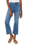 seamed tremont hannah crop flare jeans