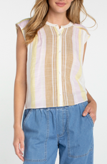 Liverpool Dolman Button Front Woven Blouse