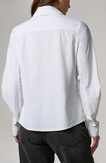 Liverpool Pleated Sleeve Button Front Shirt
