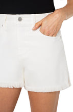 Christine HR A-line Fray Hem Short