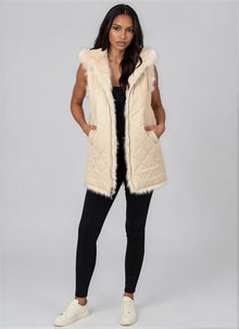 Love Token Shirley Cream Reversible Vest