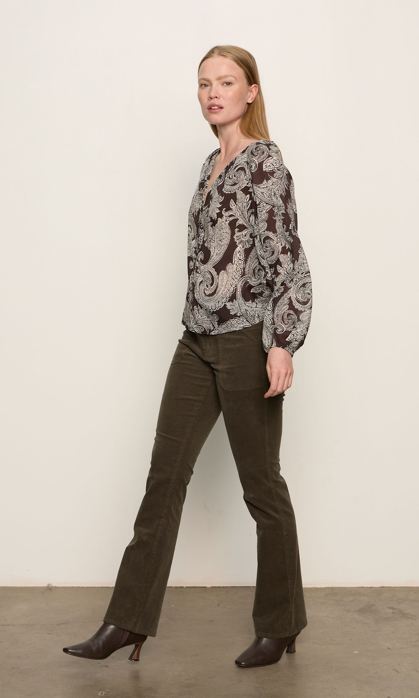 Sanctuary Paisley Blouson Blouse