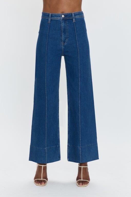 Penny Pintuck Ankle Jeans