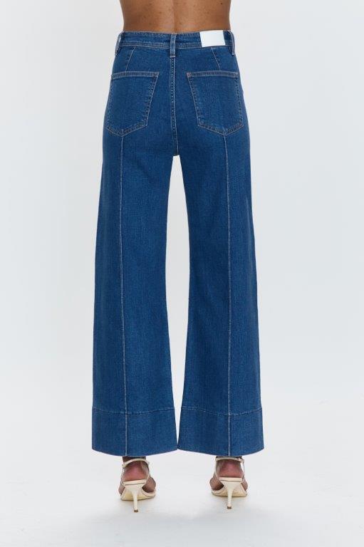 Penny Pintuck Ankle Jeans