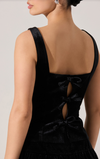 ASTR Jinnie Velvet Boat Neck Top