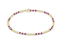 Enewton Hope Joy Pattern 2mm bead Bracelet - Fuchsia