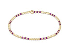 Enewton Hope Joy Pattern 2mm bead Bracelet - Fuchsia
