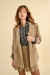 Beige Cord Blazer