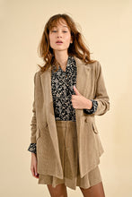 Beige Cord Blazer