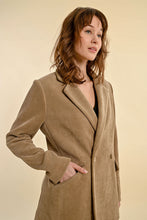 Beige Cord Blazer