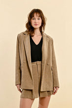 Beige Cord Blazer