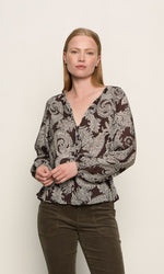 Sanctuary Paisley Blouson Blouse
