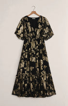 Z Supply Black Kiera Jacquard Maxi Dress