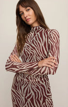 Z Supply Sevilla Zebra Mesh Midi Dress