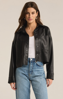 All Day Faux Leather Jacket