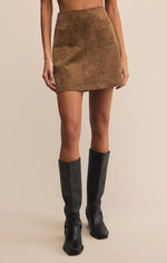 Z Supply Ciera Suede Mini Skirt