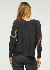 Charcoal Swirl Sweater