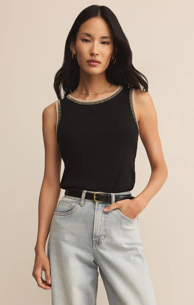(取寄) サンクチュアリ メイド ユー ルック リブ タンク Sanctuary Made You Look Rib Tank Black Sanctuary Made You Look Rib Tank Black SM (US 4-6) at Amazon