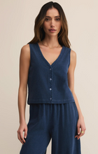 Z Supply Solace V-Neck Jersey Denim Tank