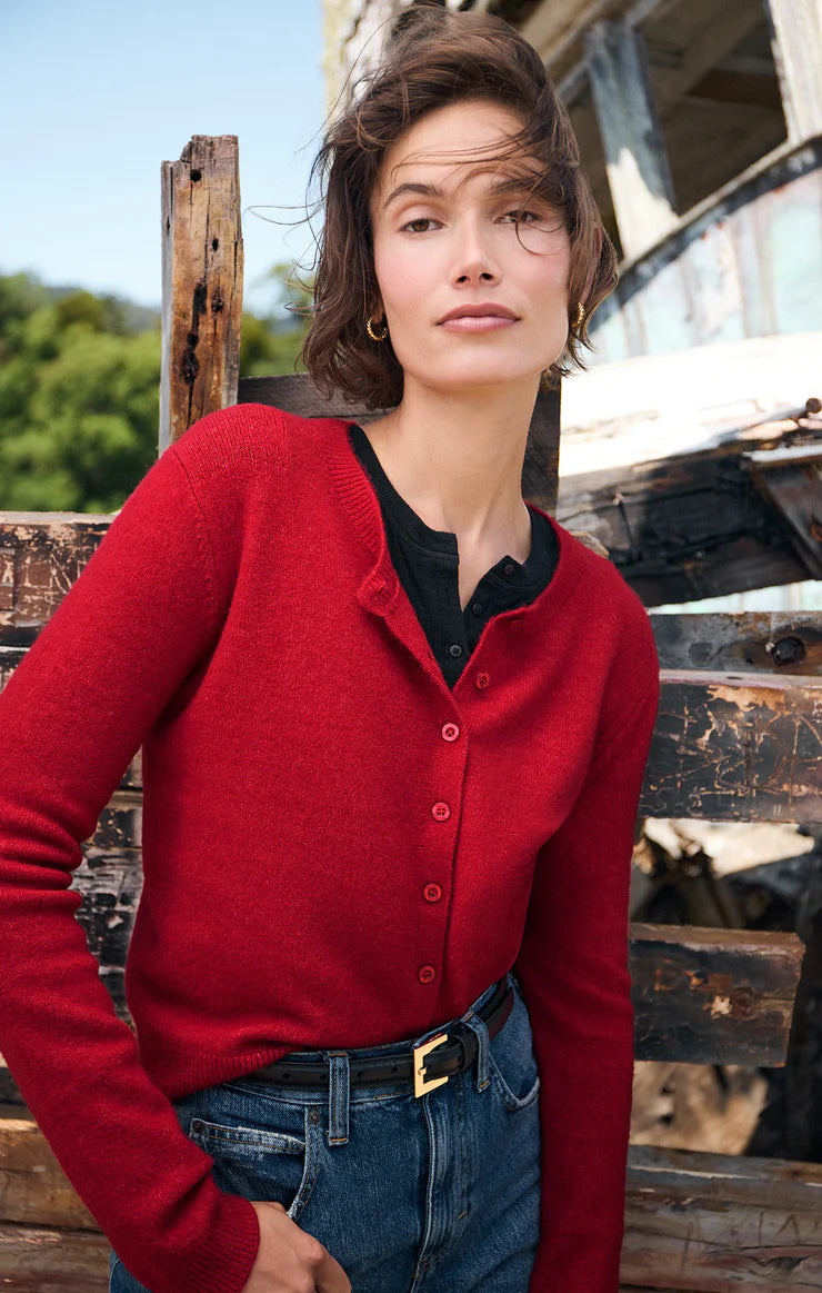 Outlook Haute Red Cardigan