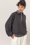 Half-Button Sweatshirt