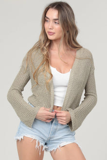 Light Weight Flare Sleeve Cardigan