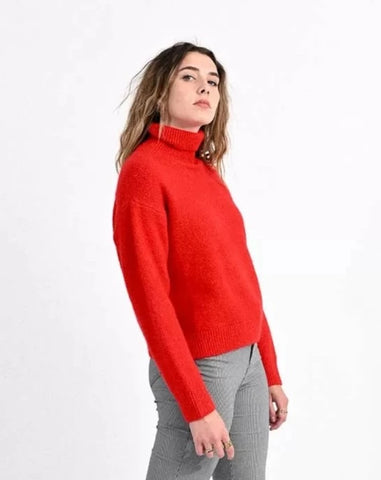 Red Knit Sweater
