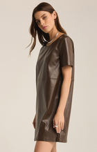 London Faux Leather Dress