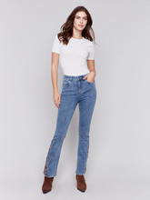 Embroidered Bootcut Jeans