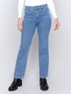 Denim Corduroy Straight Leg Pant