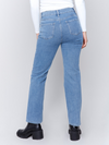 Denim Corduroy Straight Leg Pant